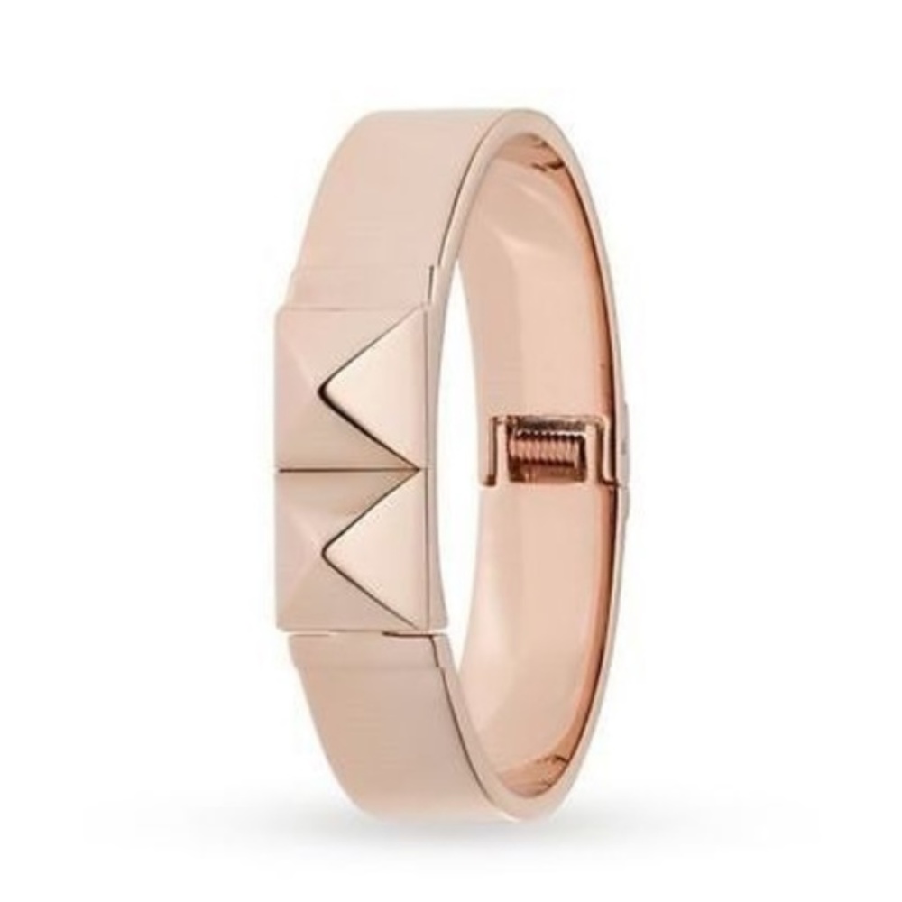 Michael Kors Rose Gold Double Pyramid Bracelet